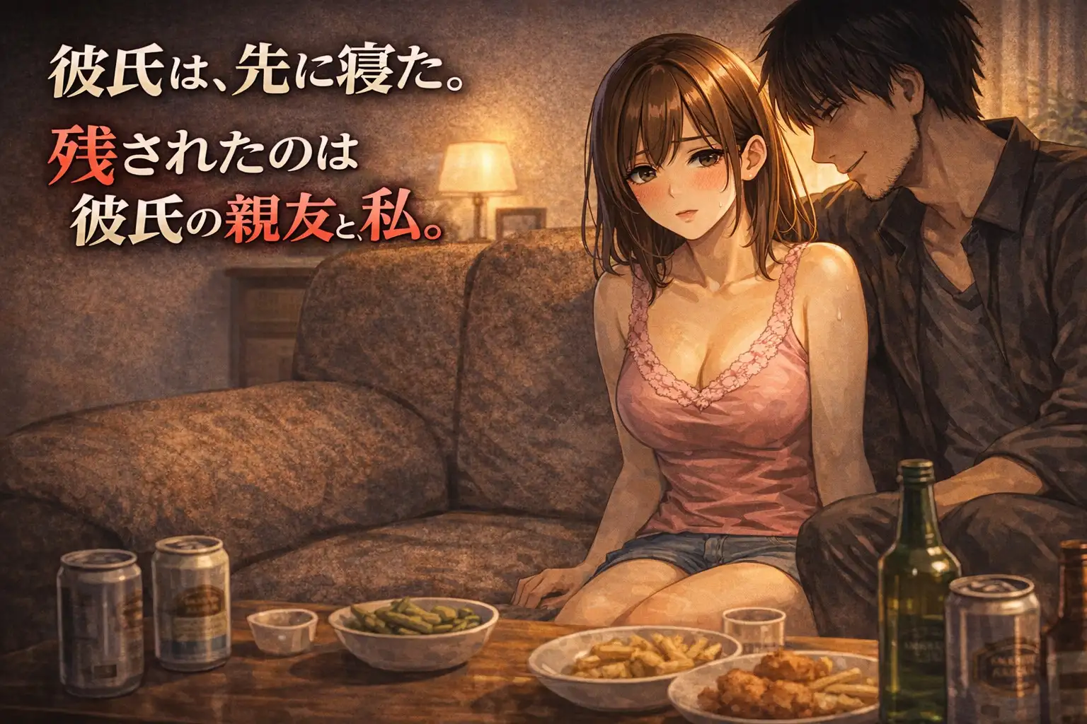 彼氏の親友と、二人きりになった夜 ―彼氏の知らない出来事―