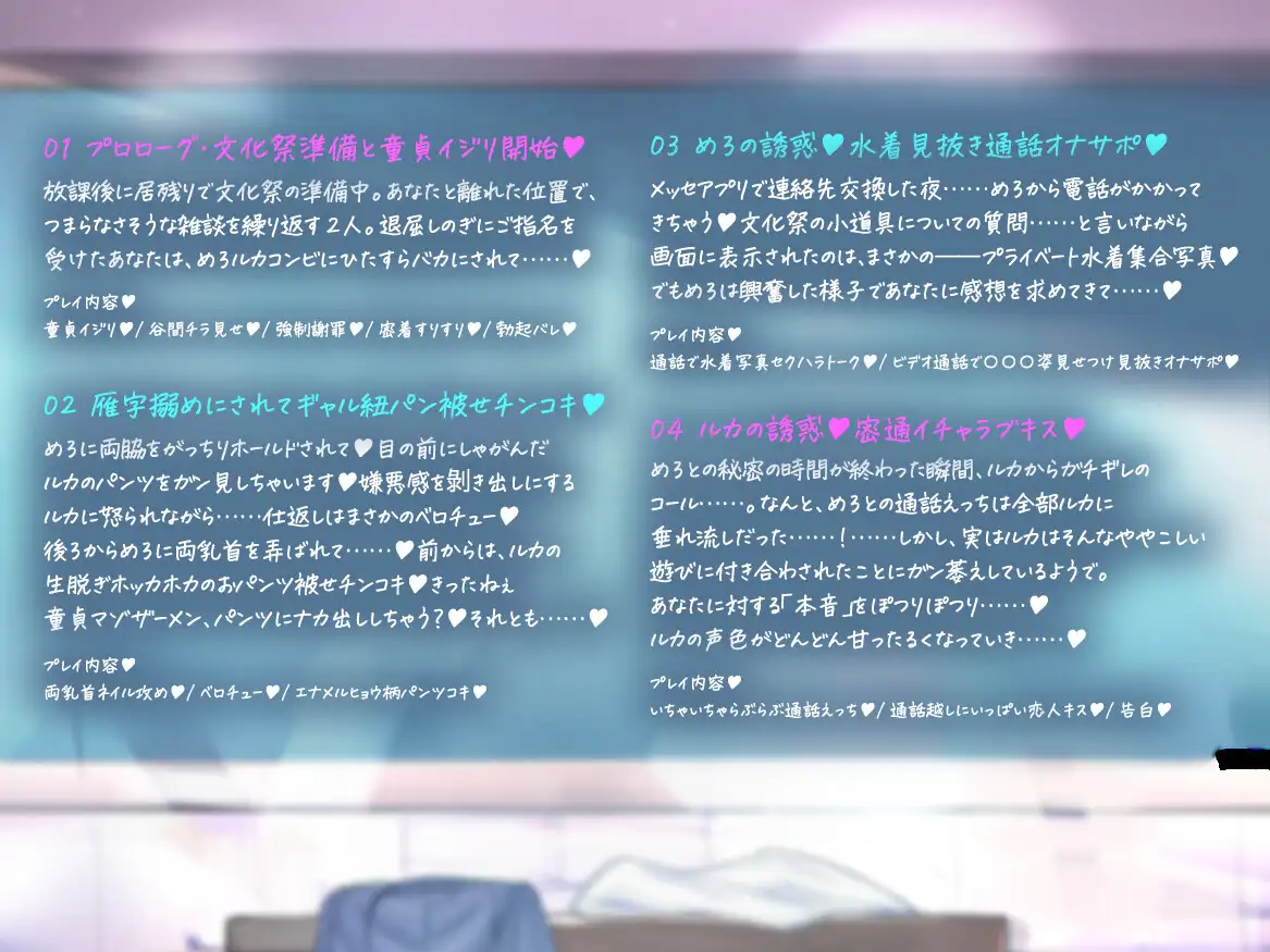 オタクにやさしくないギャル ～自己中&性悪Wギャルにマゾちんぽをイジめられまくる日々～