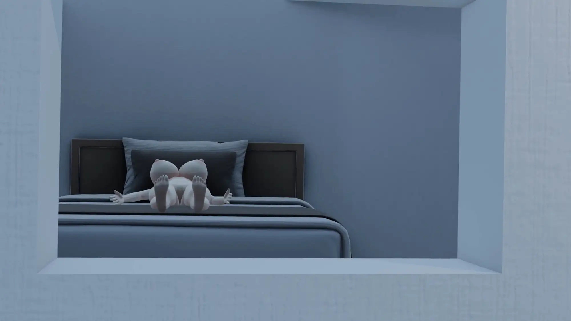 【100円動画】巨乳少女と壁の穴