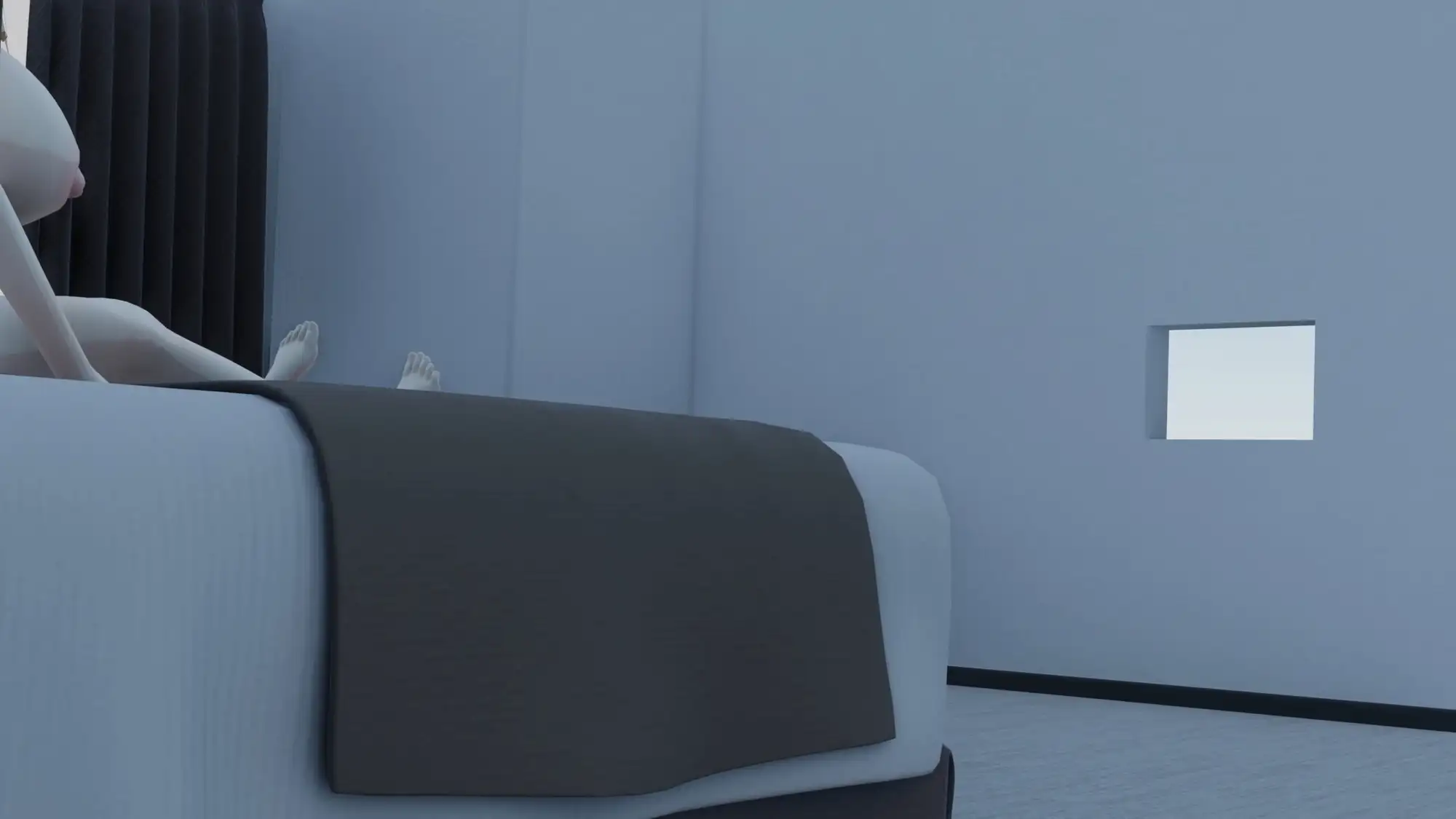 【100円動画】巨乳少女と壁の穴