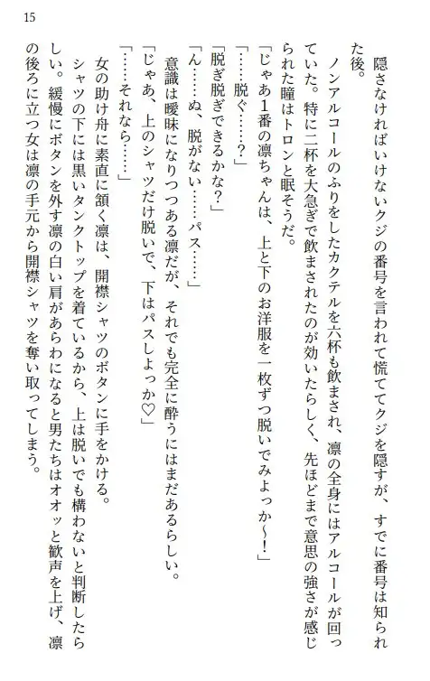 渋◯凛 騙され酔わされ輪○レ○プ