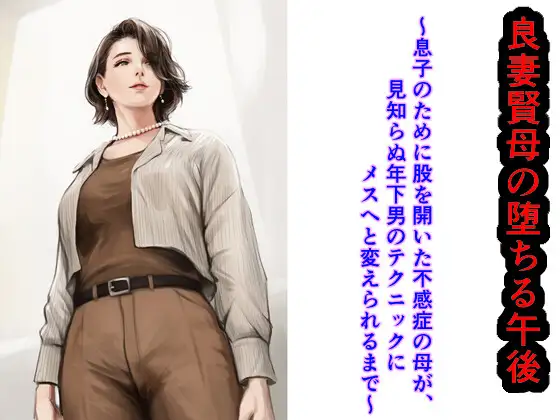良妻賢母の堕ちる午後 ～息子のために股を開いた不感症の母が、見知らぬ年下男のテクニックにメスへと変えられるまで〜