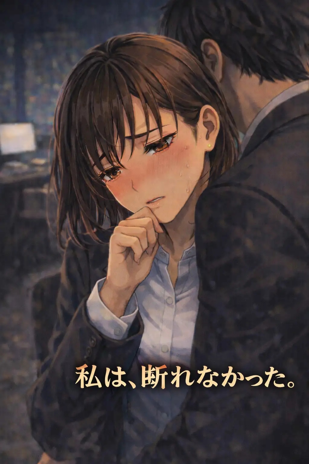 残業の夜、先輩と二人きりのオフィスで ―彼氏には言えない残業―