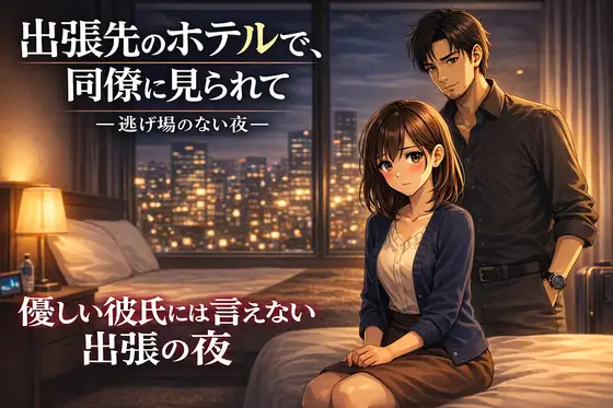 出張先のホテルで、同僚に見られて ―逃げ場のない夜―