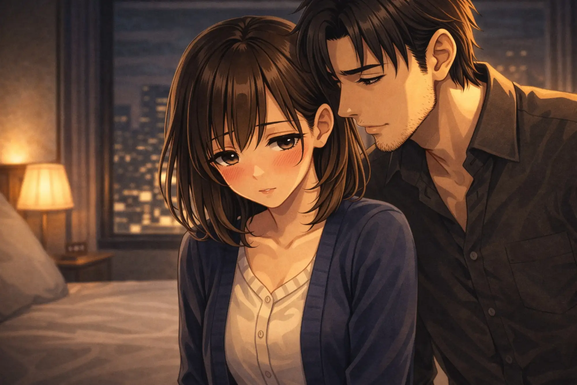 出張先のホテルで、同僚に見られて ―逃げ場のない夜―