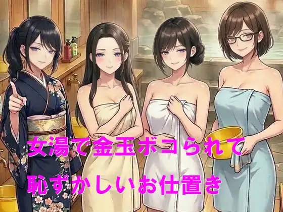 女湯で金玉ボコられて恥ずかしいお仕置き