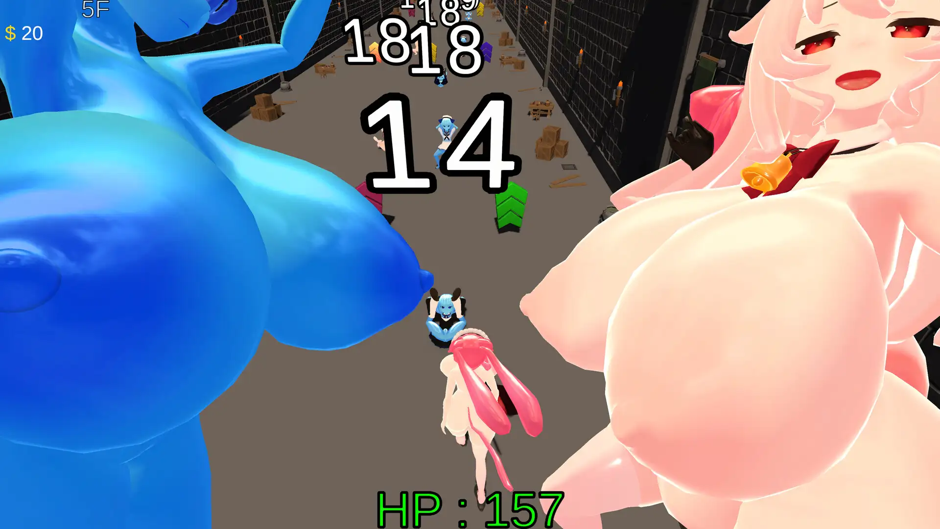 サキュバス街からの脱走