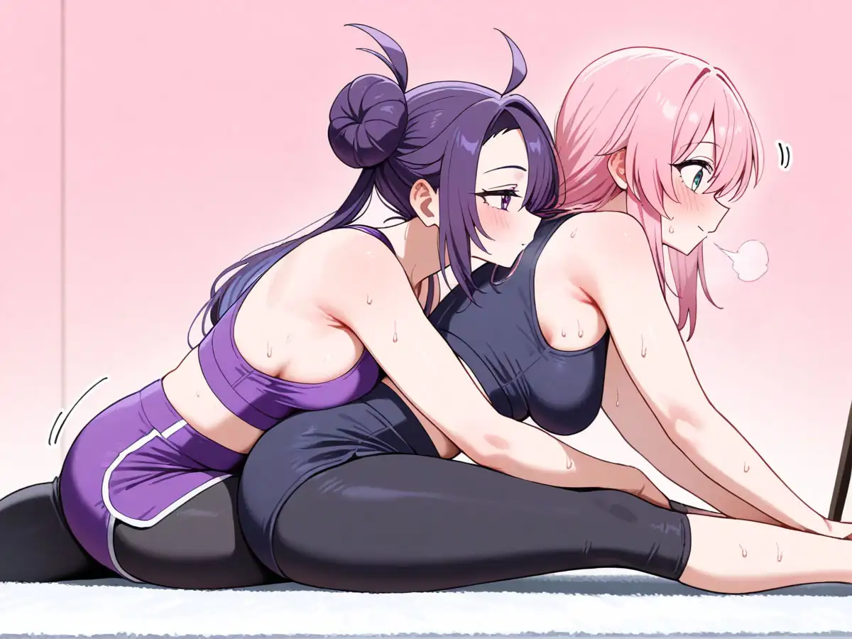 【NTR 百合】巨乳ヨガインストラクターに新妻を寝取られ調教された件