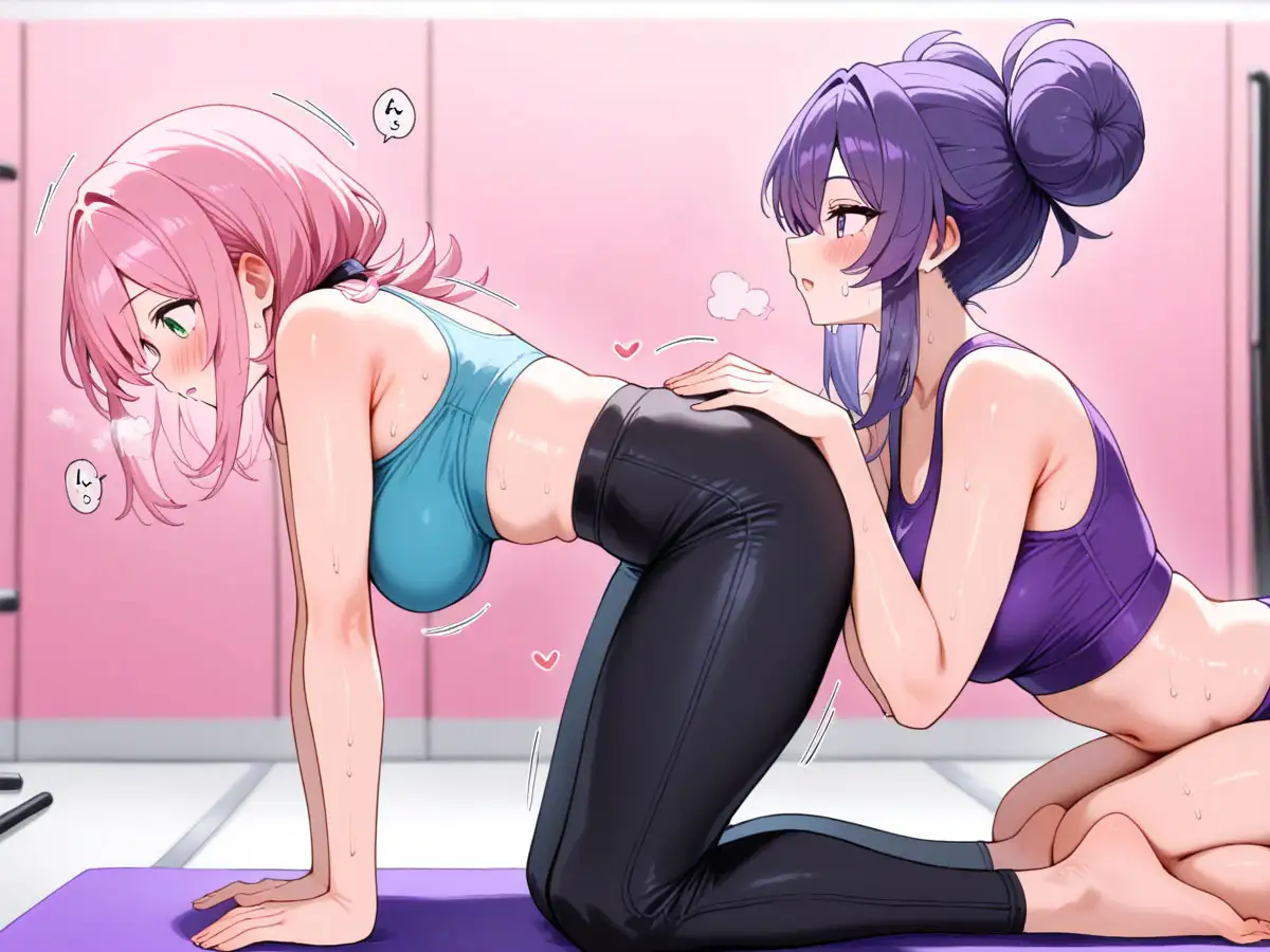 【NTR 百合】巨乳ヨガインストラクターに新妻を寝取られ調教された件