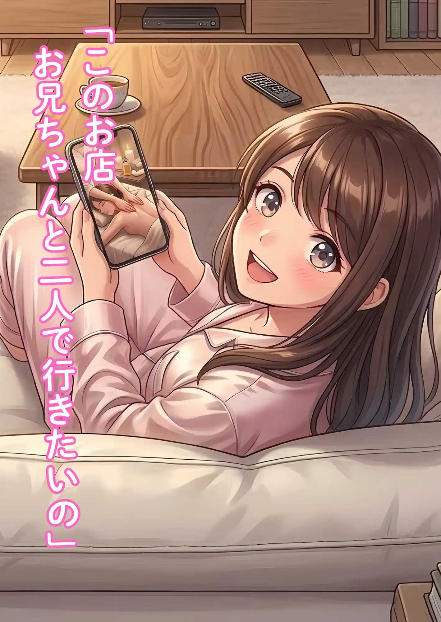 アロマ・サイレンス:妹の前でセラピストに搾られる