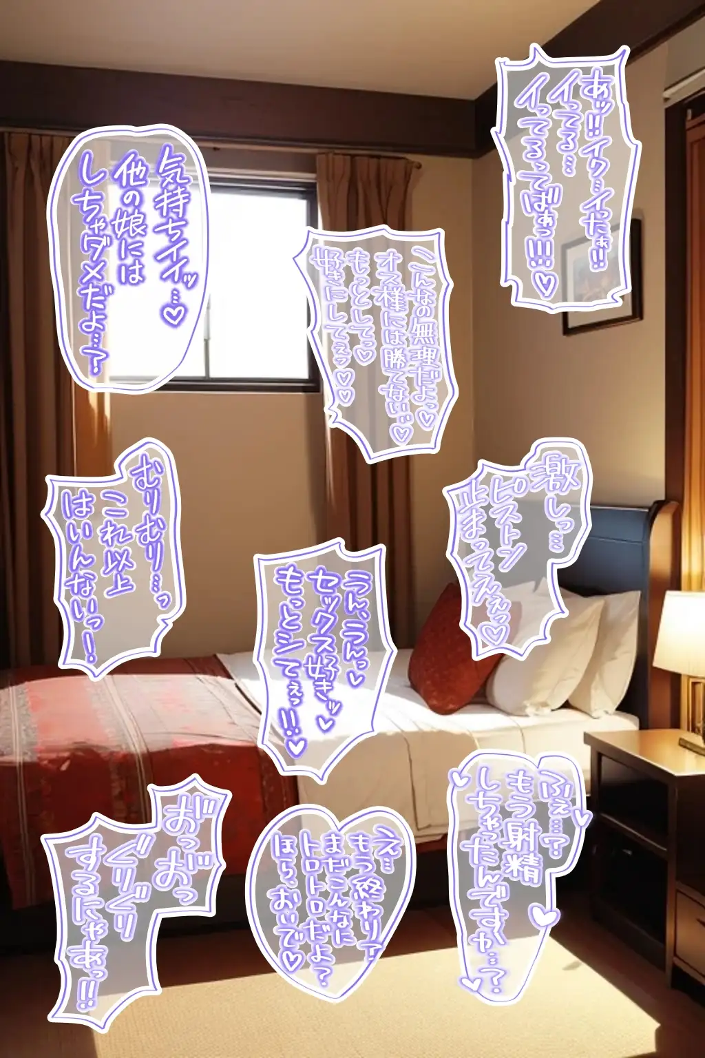 18禁マンガ・同人イラスト集に使える『エッチなカキモジ風ふきだし』素材集4