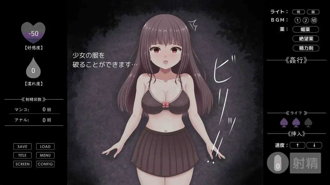 無理やりHシミュレーション~家出少女を凌○~