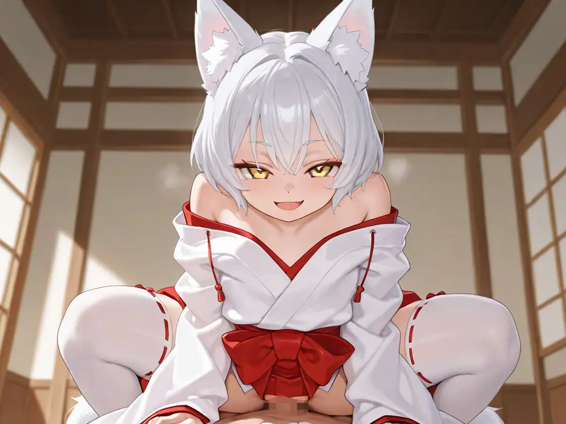 【KU100】アゲマン銀髪のじゃ〇リ妖狐がキツキツまんこで逆レしてきます〜俺が社長になるまでのサクセスストーリー〜【けもみみ/ファンタジー】