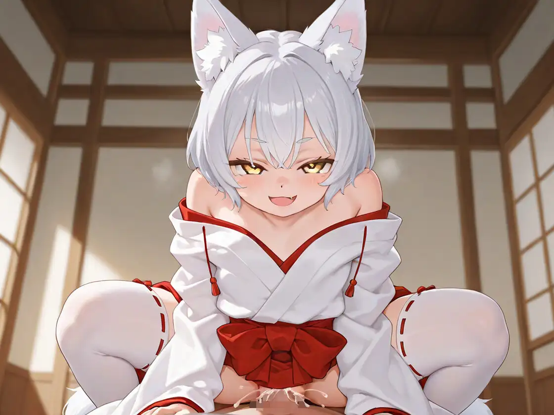 【KU100】アゲマン銀髪のじゃ〇リ妖狐がキツキツまんこで逆レしてきます〜俺が社長になるまでのサクセスストーリー〜【けもみみ/ファンタジー】