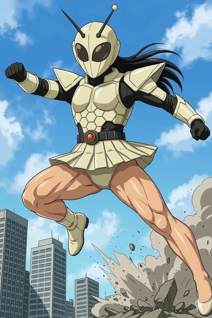 仮○ライダーM・背徳の誕生 ―― 宇宙の淫獣に子宮を貫かれた正義のヒロイン