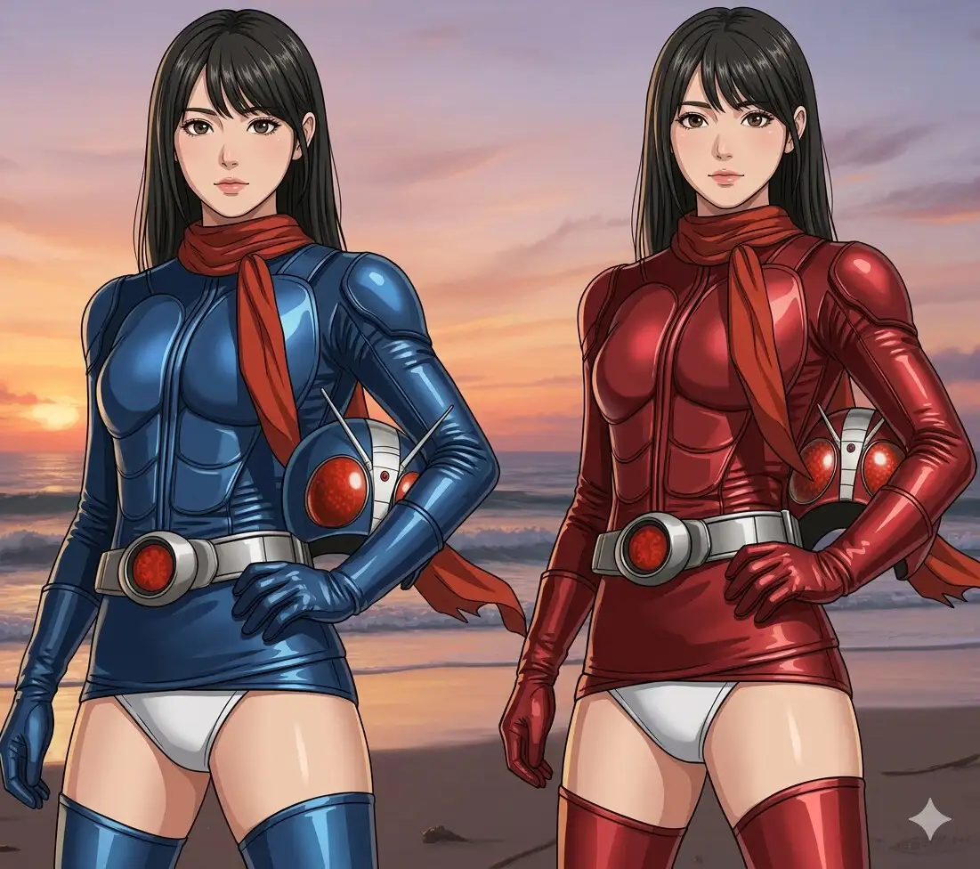 淫獄の湾岸第7区:ミニスカ刑事12号、屈辱の拘束レ○プと逆転のダブルライダー