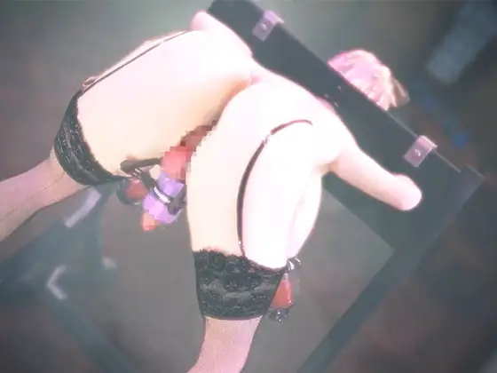 巨大ふたなり猫娘アクメ乳首責め～激かわ爆乳猫娘を拘束して高速乳首オナホ責めでメス堕ち射精～