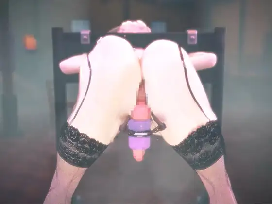 巨大ふたなり猫娘アクメ乳首責め～激かわ爆乳猫娘を拘束して高速乳首オナホ責めでメス堕ち射精～