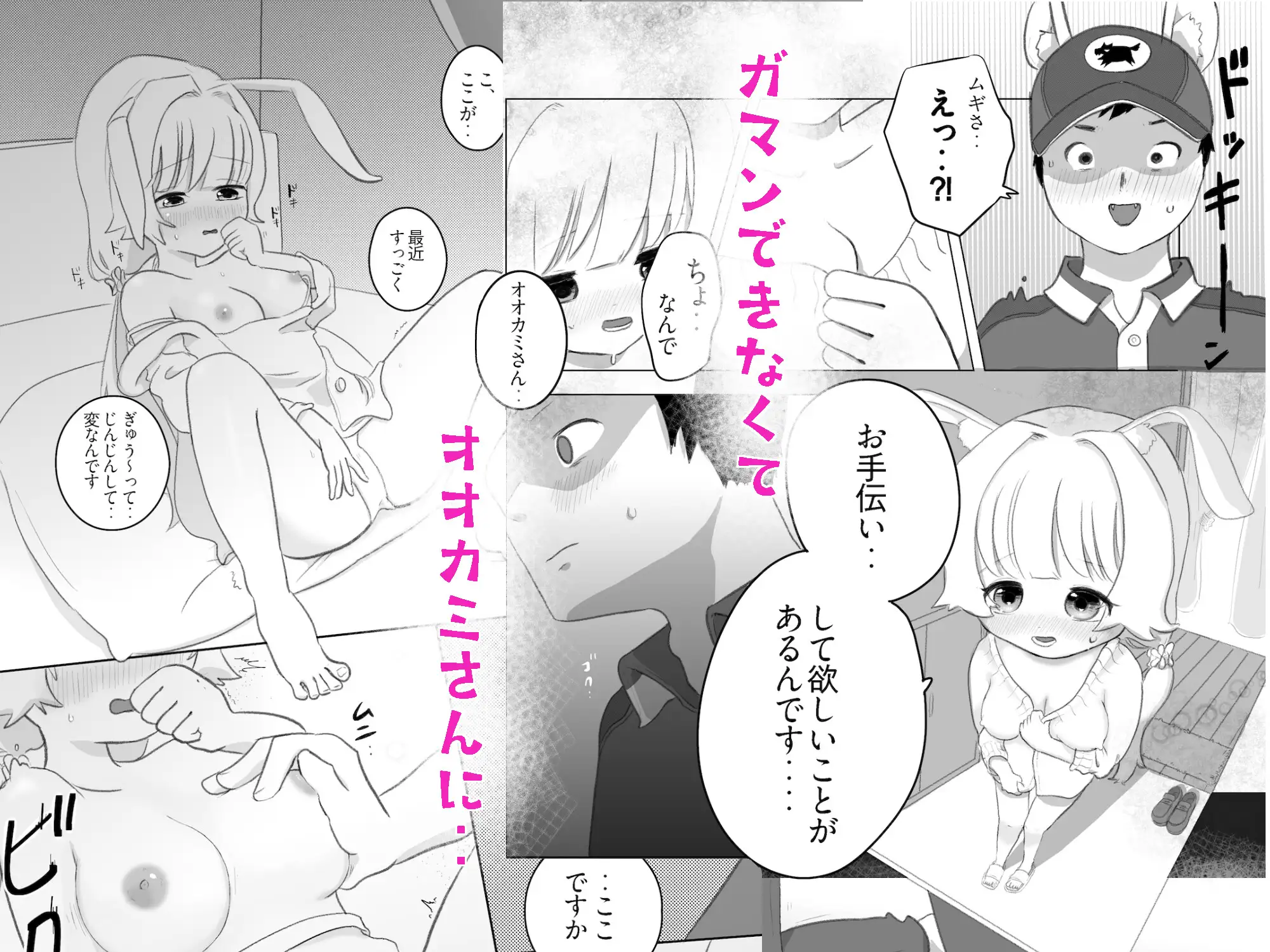 ○ウサギ・むぎは発情期