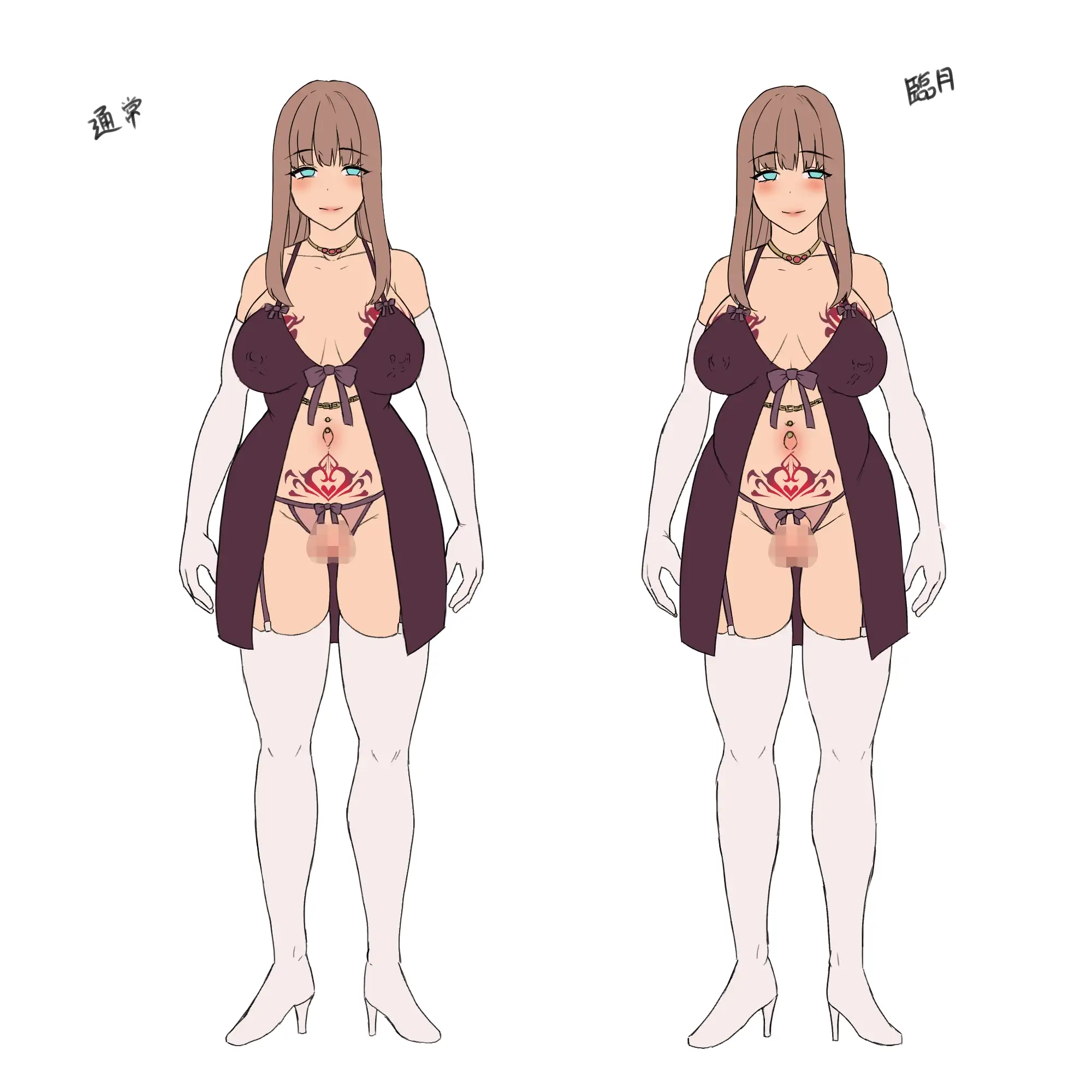 【ふたなり×ボテ腹×純愛】元チート能力持ち勇者の完全屈服ボテ腹ラブラブ新婚生活