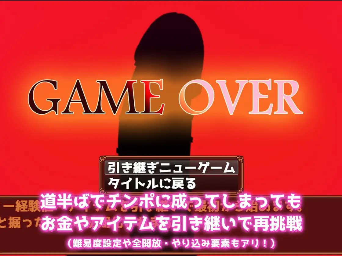 1分間アナルセックスしないとチンポに成るRPG ~1 minute Anal Care~
