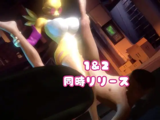 【なんと2本】レナモンがセックスボットになっちゃった！編