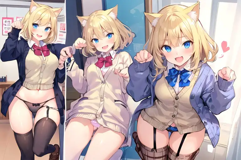 オタクに優しいギャルに教室で手コキで搾精されて……