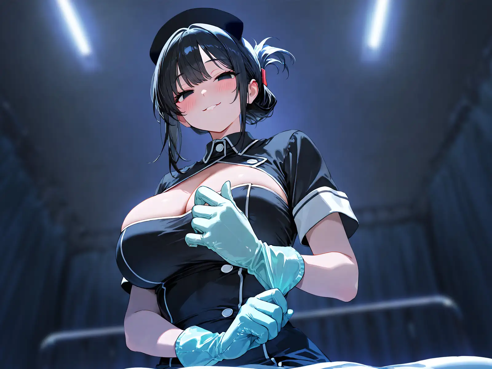 鬼畜でドSなゴム手袋ナースの眠らせてくれない巡回射精管理～前立腺M堕ちんぽがイケない懇願射精～