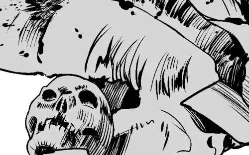 素材をどうぞ『朽ちた亡骸』