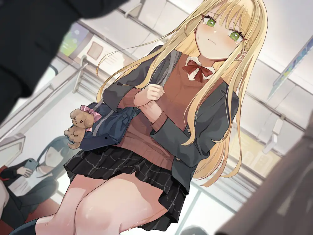 【おしがま/お漏らし】絶体絶命！緊急停止でおしっこが漏れそうになるJK 〜ADV式音声作品〜