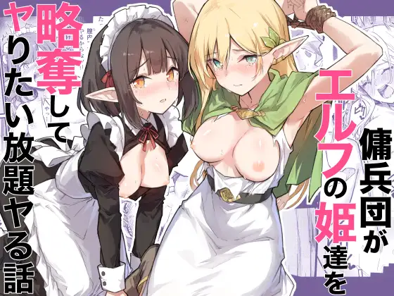 傭兵団がエルフの姫達を略奪してヤりたい放題ヤる話