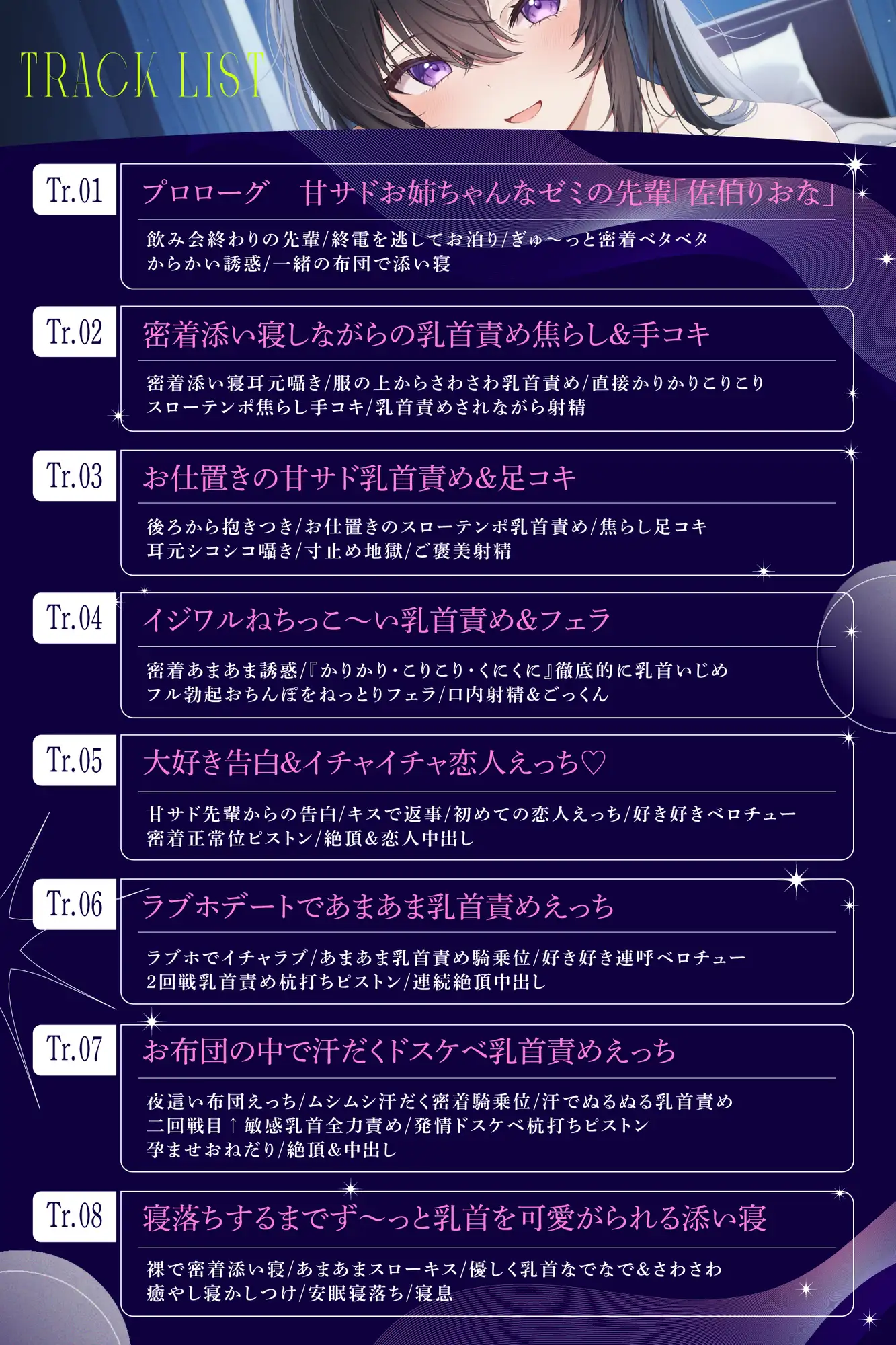 【全編“甘サド乳首責め】甘サドお姉ちゃんにイジワルねちっこ~く焦らされて乳首誘惑されちゃう甘マゾ乳首責め