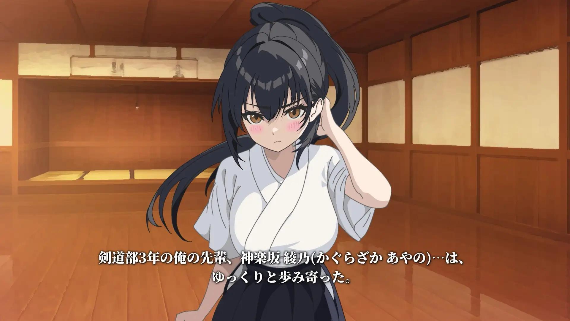 【Live2Dアニメ】剣道の試合で負けた俺を先輩がケア(エッチ)してくれる話