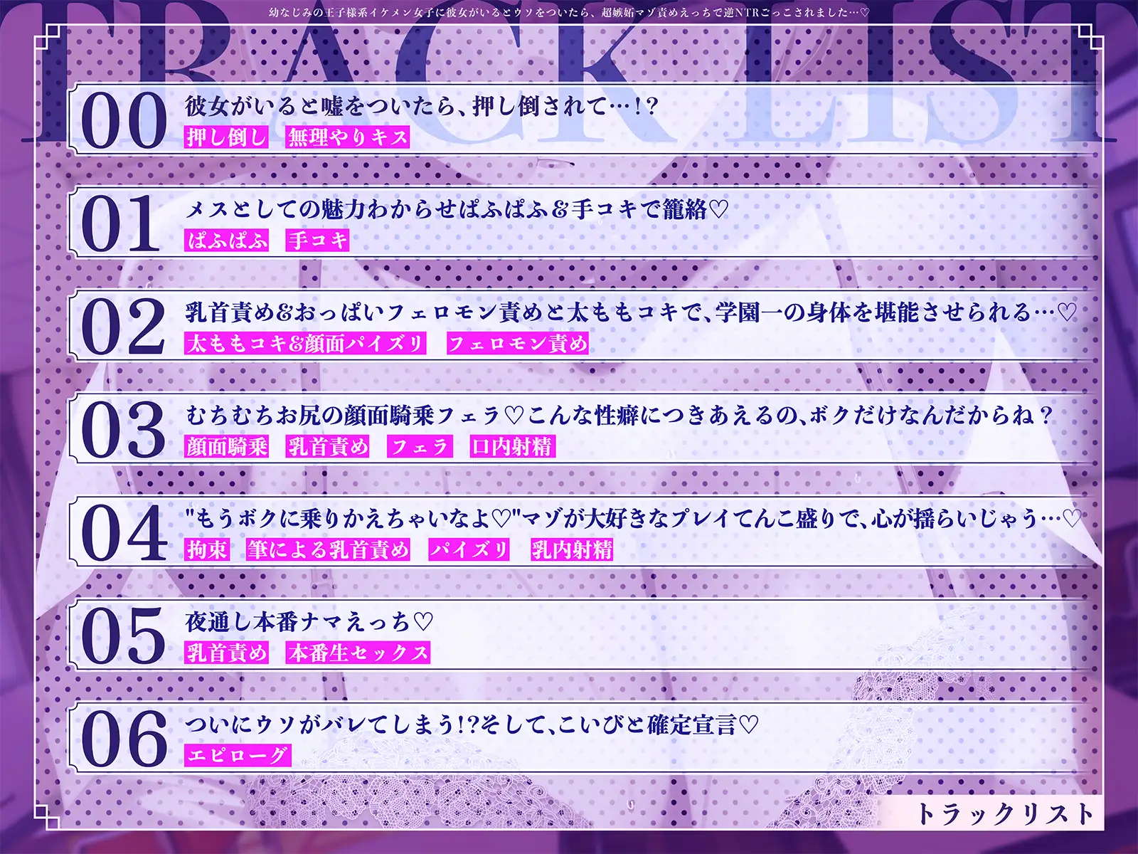 幼なじみの王子様系イケメン女子に彼女がいるとウソをついたら、超嫉妬マゾ責めえっちで逆NTRごっこされました…♡【KU100収録】
