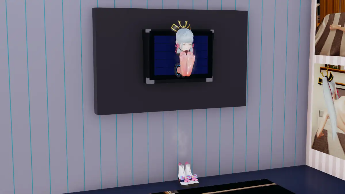 神〇綾華 停雲の壁足調教(〇神、崩〇スターレイル) 2章 密室壁足調教