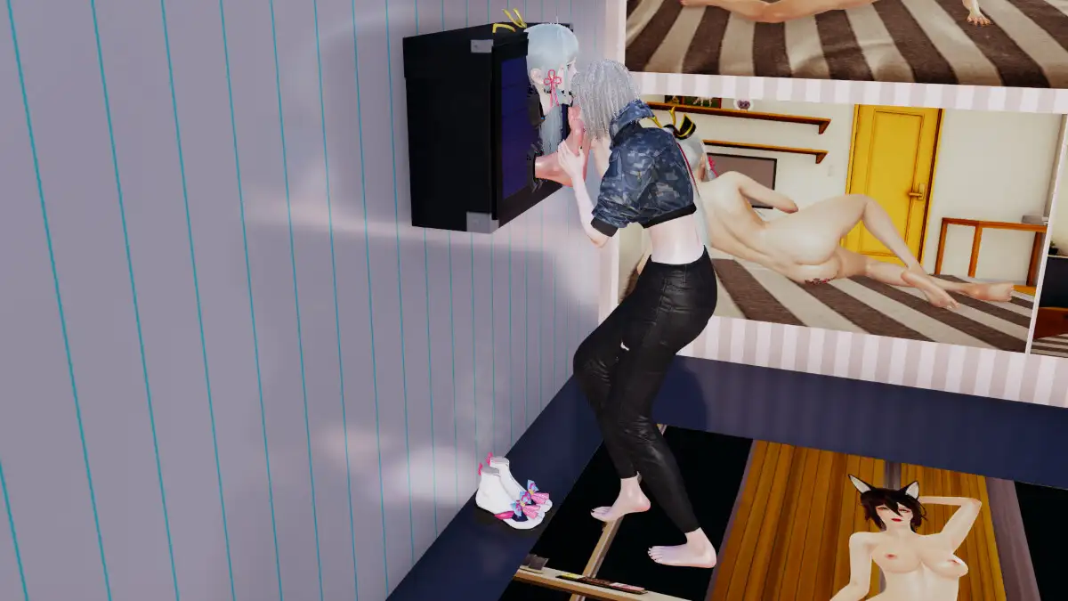 神〇綾華 停雲の壁足調教(〇神、崩〇スターレイル) 2章 密室壁足調教