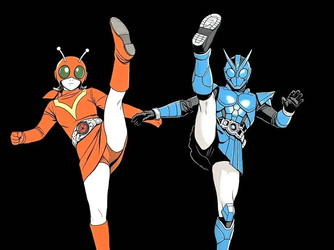 蜘蛛男に犯される女刑事