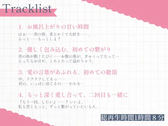 初めての純愛いちゃらぶえっち~お風呂上がりの甘いひととき~