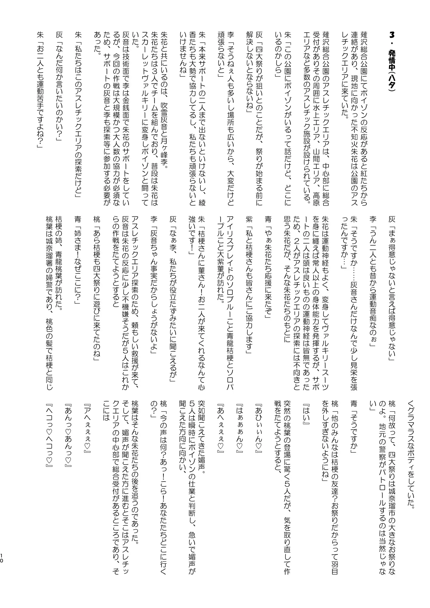 エージェントシリウス×SS03 外伝コラボ何でもヤリ放題パークライフ