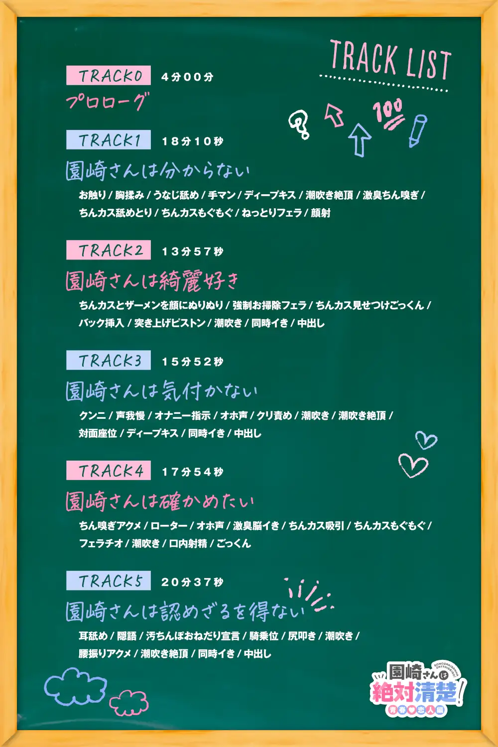 【全編潮吹き】園崎さんは絶対清楚！3【青春♡恋人編】