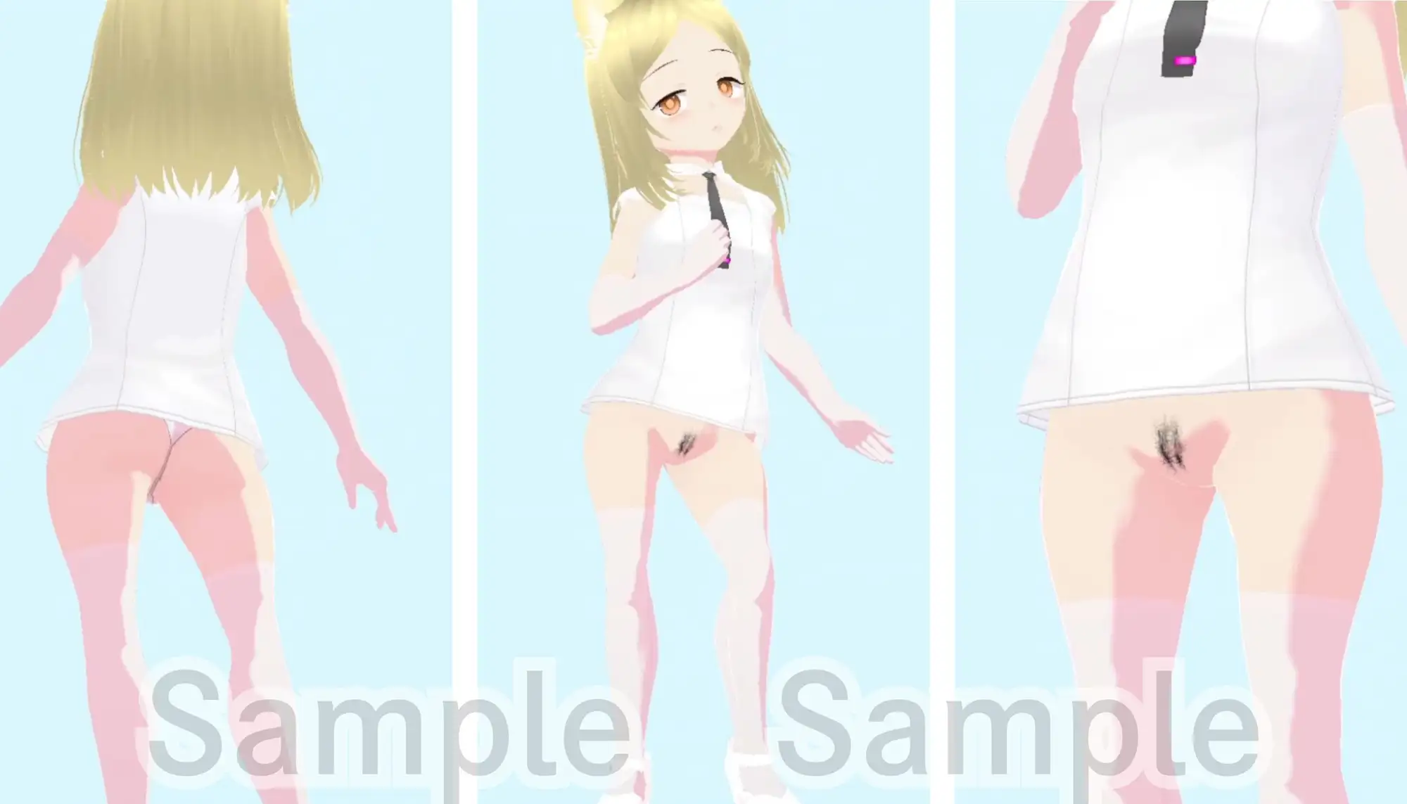 清楚なケモミミ少女 百◯園セイアの裸観察ビデオ