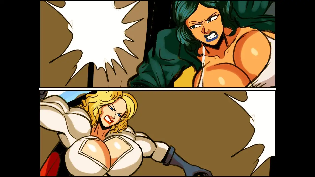 パワフルな女の子たち！ パワフルな女同士の喧嘩！