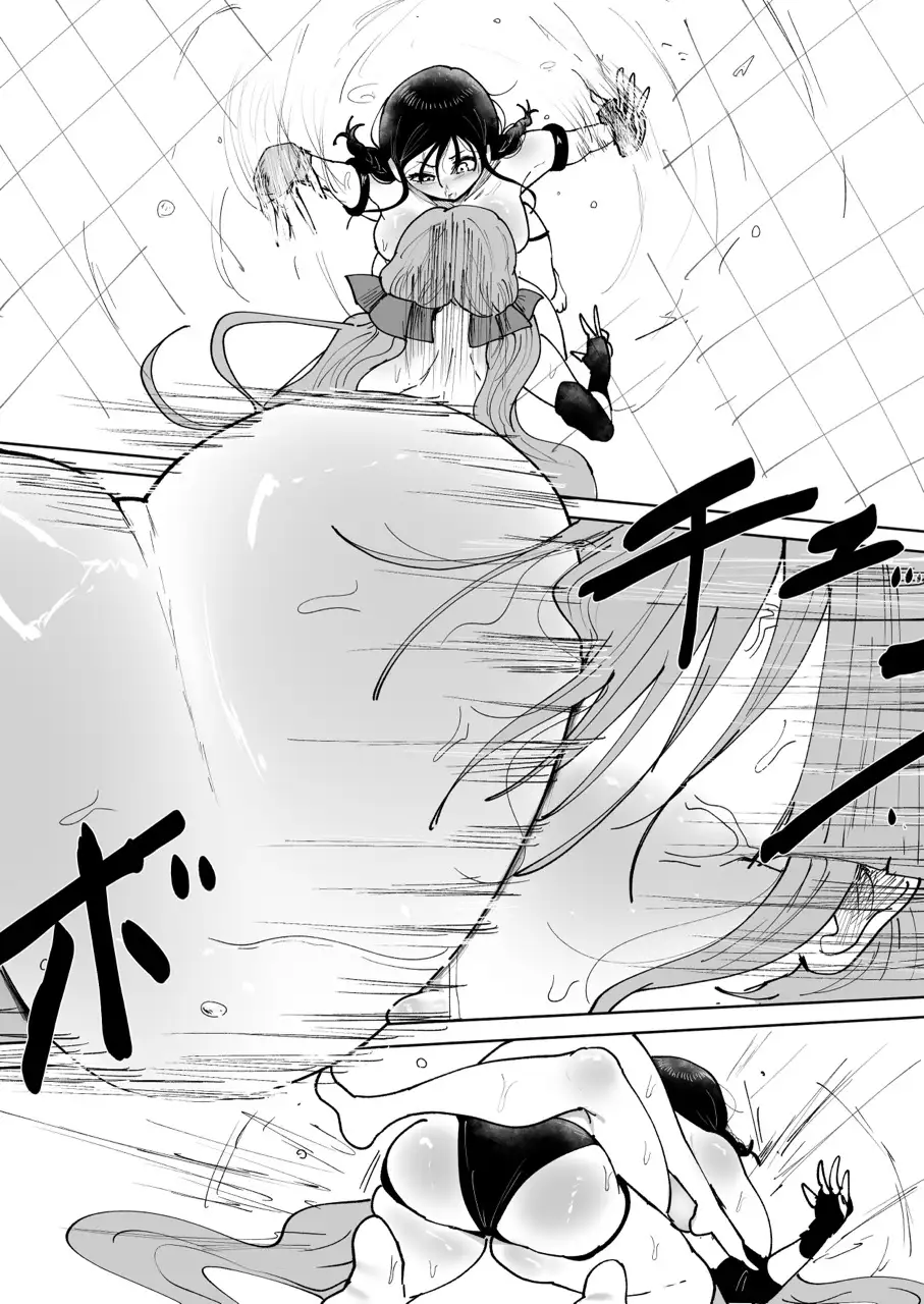 胸VS太腿 時間無制限金網デスマッチ