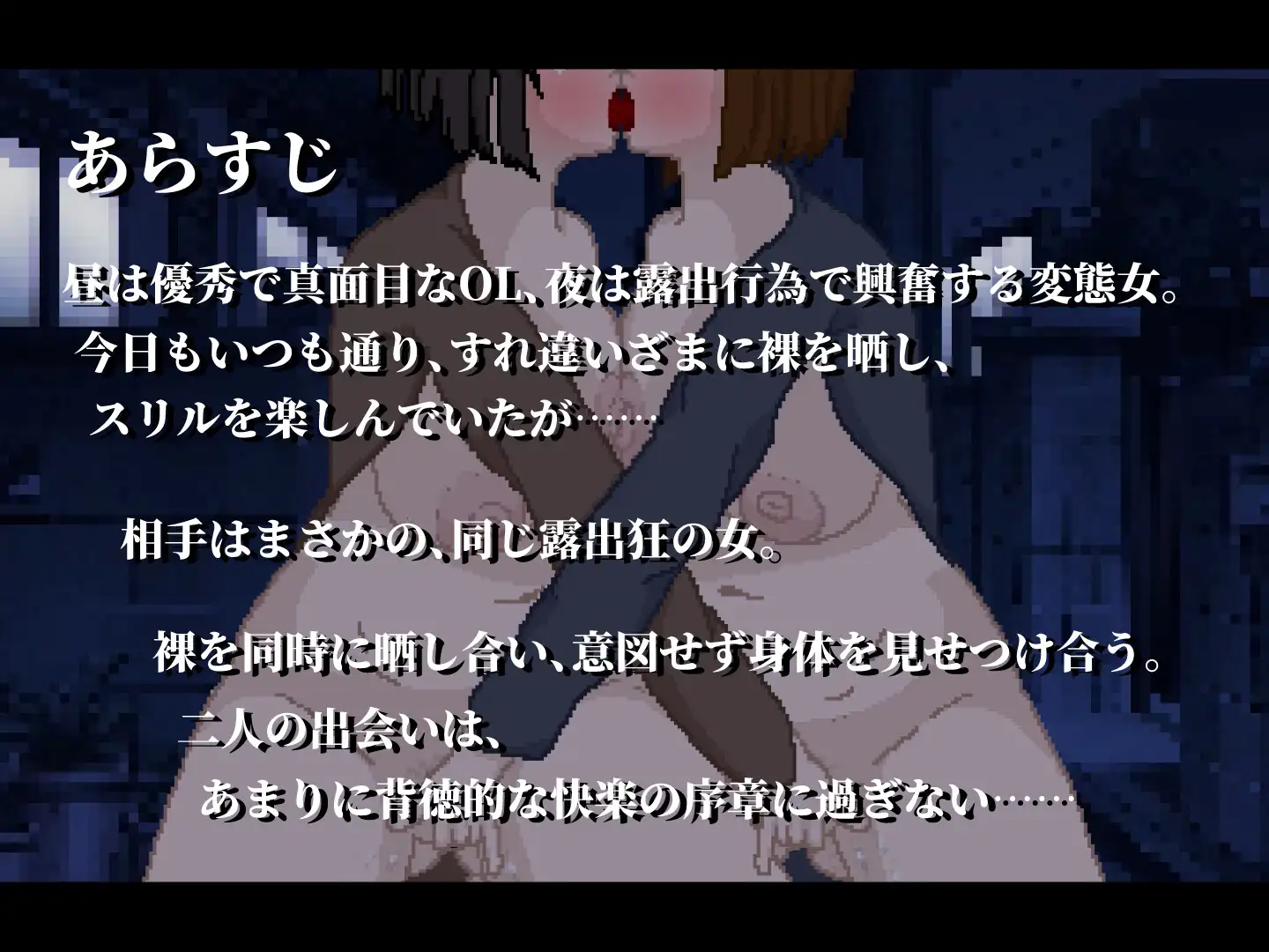 鏡合わせの変態露出魔