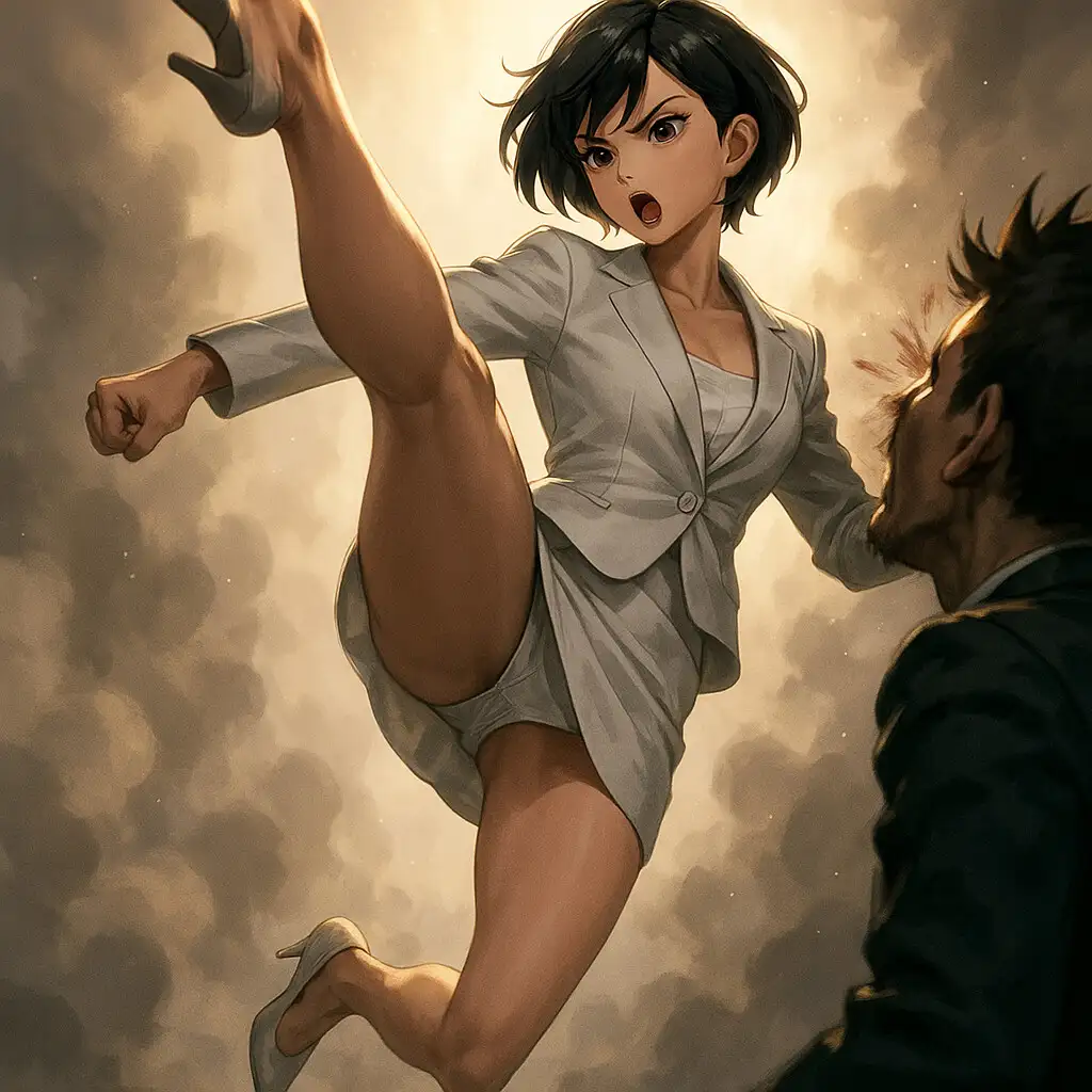 淫乱な正義:8人から種付けされるミニスカ人妻刑事・及川美奈子 ―巨悪の餌食にされた美しき戦士―