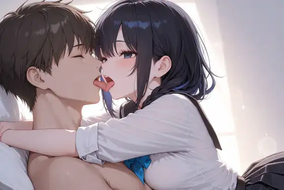 ねえ、もうそんなに大きくなってるの? つるぺたドS幼馴染が馬乗りで犯してきたのに、急に『ずっと好きだったんだからね』って素に戻ったからバックで中出ししてやった