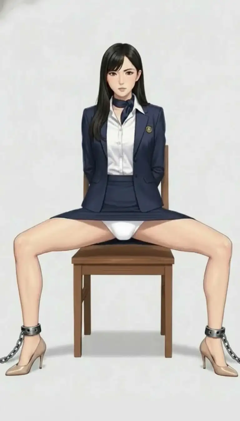 メガバンクの闇を暴く為にミニスカ銀行員になって潜入捜査中の女刑事が銀行強盗に性器に肉棒を捻じ込まれイかされる