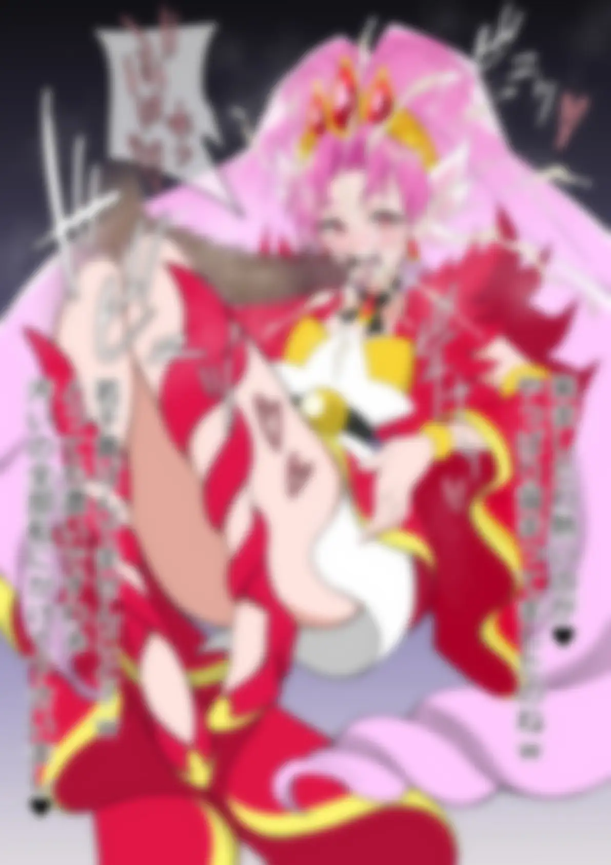 「Go!プリンセスプリ〇ュア」〇ュアスカーレット