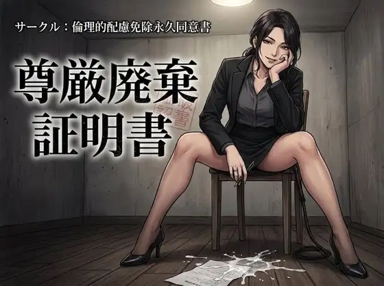 尊厳廃棄証明書