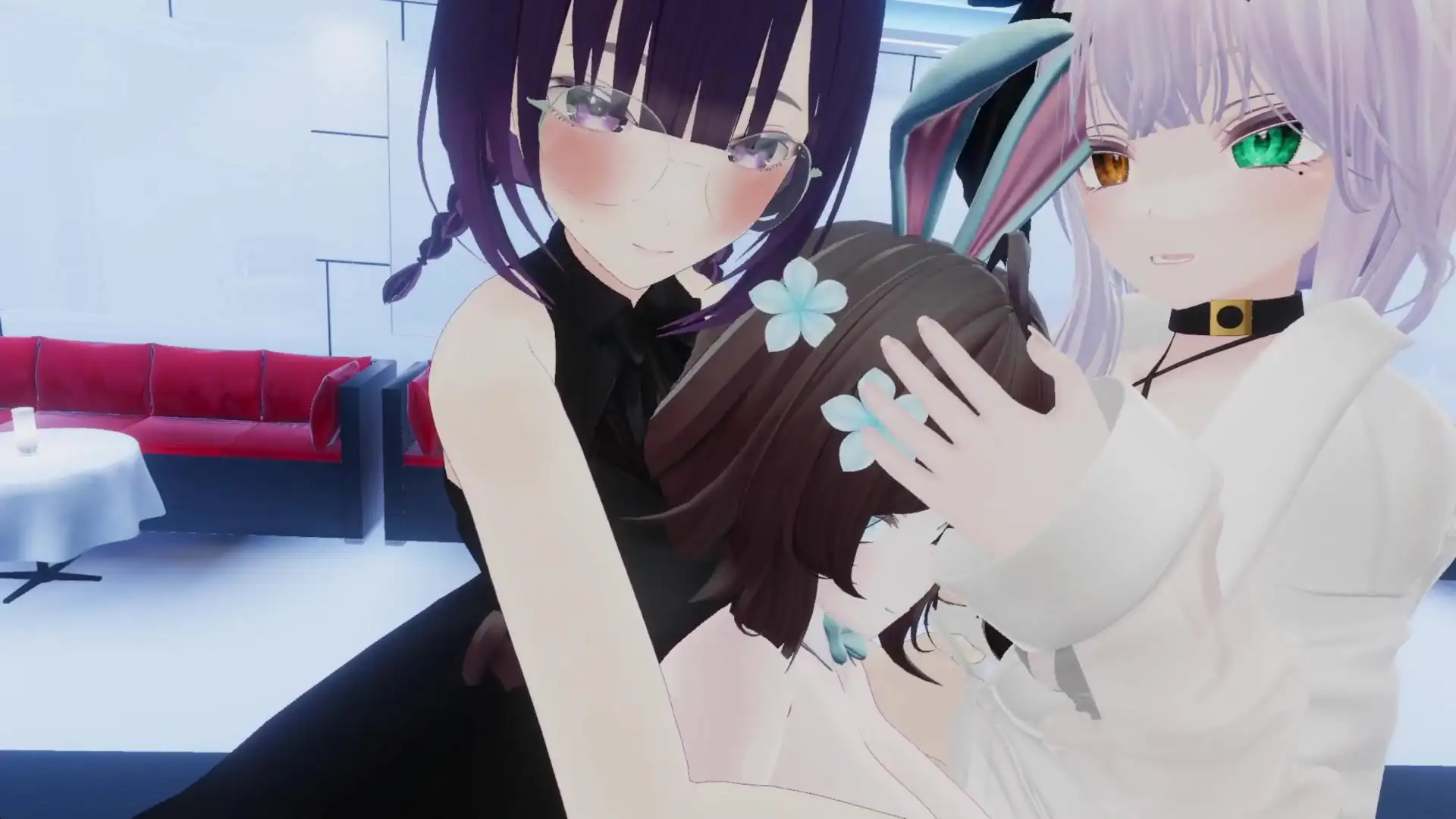 【視聴者参加型】巷で噂の酒池肉林♡みんなで精液ぶっかけて♡【ChilloutVR】 雅乃つむぎ